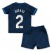 Chelsea Axel Disasi #2 Barnkläder Borta matchtröja till baby 2023-24 Kortärmad (+ Korta byxor) Billigt